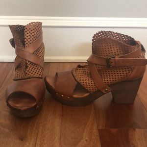 Urban outfitters leather sandal boot